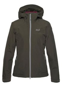 Jack Wolfskin, Damen Funktionsjacke 'GOTLAND 3IN1', Khaki