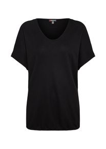 Street One, Damen T Shirt, Schwarz