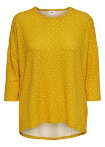 Jacqueline de Yong, Damen Shirt, Goldgelb / Weiß