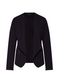 comma, Damen Blazer 'Crêpe-Blazer', Schwarz