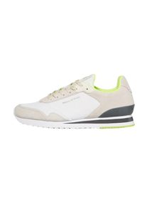 Marc O'Polo Marc O'Polo, Herren Sneaker, Creme / Dunkelgrau / Kiwi