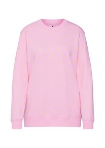 Calvin Klein Jeans, Damen Sweatshirt 'MONOGRAM AOP PRINT RELAXED CN', Gelb / Rosa