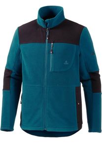 O.C.K. OCK, Herren Fleecejacke , Petrol / Schwarz