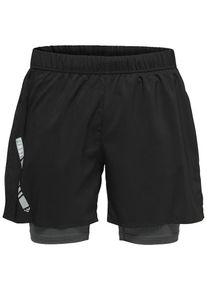 FIRST, Herren Trainingsshorts, Schwarz