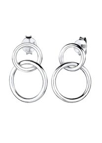 Elli, Damen Ohrringe 'Kreis', Silber
