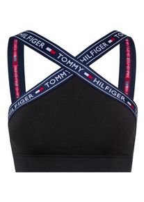Tommy Hilfiger, Damen Bustier 'Nostalgia Cotton', Navy / Schwarz