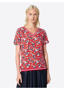 Tom Tailor, Damen Bluse, Rot