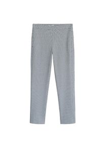 Mango, Damen Hose 'Crepe2', Navy / Weiß