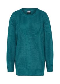 Urban Classics, Damen Oversized Pullover 'Basic Crew', Tanne