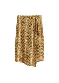 Mango, Damen Rock 'Monicas-I', Chamois / Dunkelbraun / Senf