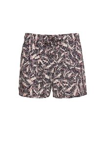 Q/S Designed By, Damen Shorts, Pastellrot / Schwarz / Wei&szlig;
