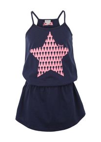Bench, Mädchen Kleid 'STAR', Navy / Pink