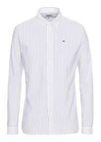 Tommy Jeans, Herren Hemd 'TJM ESSENTIAL STRIPE SHIRT', Blau / Wei&szlig;