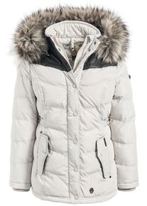 Khujo, Damen Jacke 'WINSEN3', Hellbeige / Beigemeliert / Schwarz / Weiß