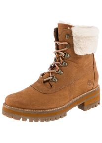 Timberland, Damen Schn&uuml;rstiefel 'Shearlin', Karamell / Naturwei&szlig;