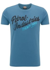 PETROL INDUSTRIES, Herren T-Shirt, Blau / Schwarz