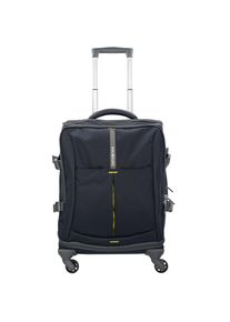 Samsonite, Damen 4Mation Spinner 4-Rollen Reisetasche 55 cm, Kobaltblau / Gelb