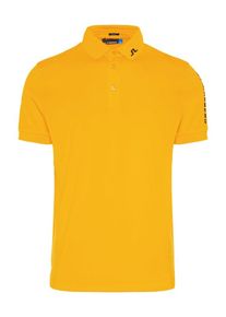 J. Lindeberg J.Lindeberg, Herren Poloshirt, Orange / Schwarz