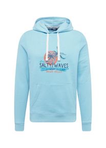 IZOD, Herren Sweatshirt 'PULLOVER HOODIE WITH GRAPHIC', Mint / Mischfarben