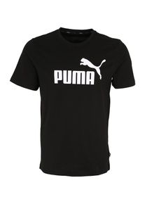 Puma, Herren T-Shirt mit Puma-Logo, Schwarz / Wei&szlig;