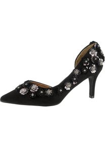 Buffalo, Damen Pumps, Schwarz