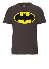 logoshirt, Herren T-Shirt BATMAN - LOGO, Gelb / Dunkelgrau / Schwarz
