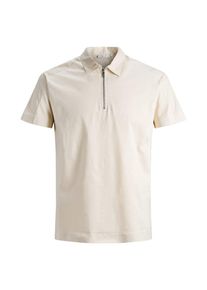 Jack & Jones JACK & JONES, Herren Poloshirt, Creme