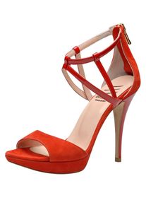 Evita, Damen Sandalette, Rot