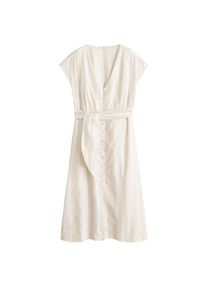 Mango, Damen Kleid 'Bombay2', Creme / Weiß