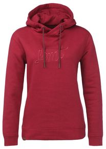 LAKEVILLE MOUNTAIN, Damen Kapuzenpullover 'Mara Embroidery', Burgunder