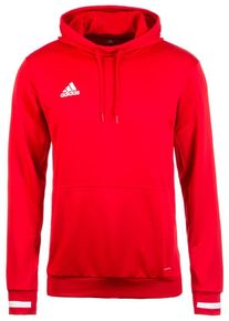 adidas Performance, Herren Trainingskapuzenpullover 'Team 19', Hellrot / Wei&szlig;