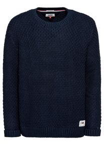 Tommy Jeans, Herren Pullover 'TJM CHUNKY SWEATER', Dunkelblau
