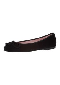 Pretty Ballerinas, Damen Lederballerina mit Schleife 'Angelis', Schwarz