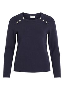 Vila, Damen Pullover, Navy