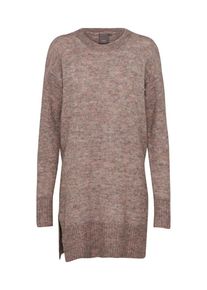 Ichi, Damen Langer Strickpullover 'AMARA', Hellbraun