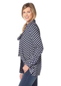 Aniston, Damen Bluse, Beige / Nachtblau