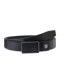 Calvin Klein, Herren Gürtel '3CM ADJ.PLAQUE', Schwarz