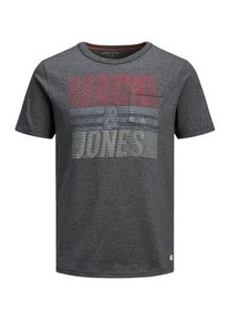 Jack & Jones JACK & JONES, Herren T-Shirt, Hellblau / Graphit / Weinrot / Weiß