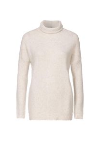 BASEFIELD, Damen Rollkragenpullover, Weiß / Wollweiß