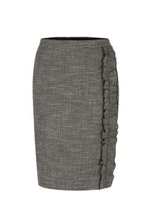 s.Oliver BLACK LABEL, Damen Skirt, Schwarz
