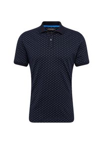 Banana Republic, Herren Poloshirt 'LUX GEO PRINTED POLO', Navy