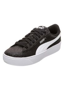 Puma, Mädchen Sneaker 'Vikky', Schwarz / Weiß
