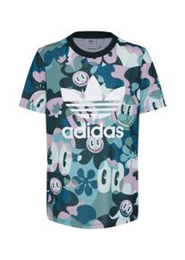 adidas originals, Damen Shirt 'TREFOIL TEE', Gr&uuml;n / Mischfarben