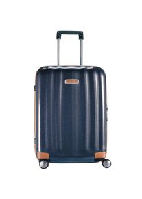 Samsonite, Damen Trolley 'Lite-Cube DLX Spinner', Marine / Cognac