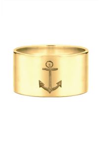 Elli, Damen Ring 'Anker', Gold