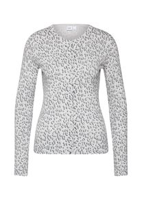 GAP, Damen Strickjacke, Hellgrau / Wei&szlig;