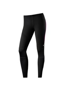 asics, Damen Lauftights, Pink / Schwarz