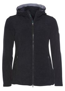 Polarino, Damen Fleecejacke, Kobaltblau
