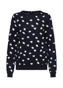V&eacute;ro Moda VERO MODA, Damen Pullover, Nachtblau / Naturwei&szlig;