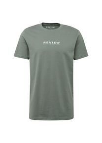 Review, Herren Shirt 'New Logo', Dunkelgr&uuml;n